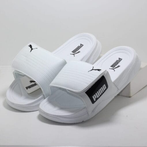 Puma adjustable Slides slipper black/blue/white/ash