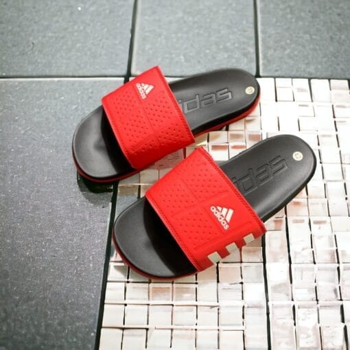 Adidas Slides Slippers - 3 Color Options (Black/Blue/Red)