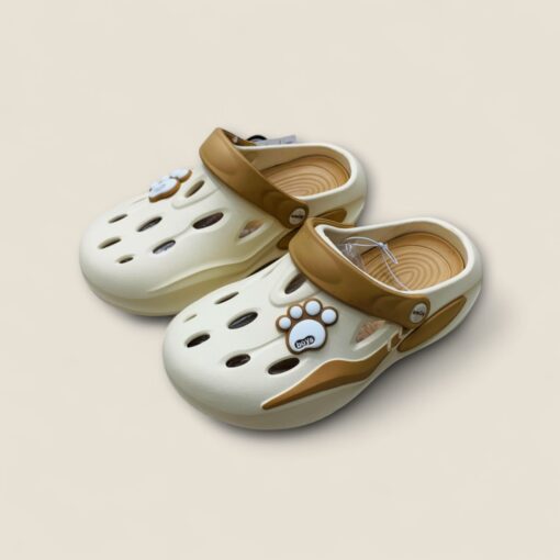 Women Clogs with Paw Print Design - Cute and Comfortable