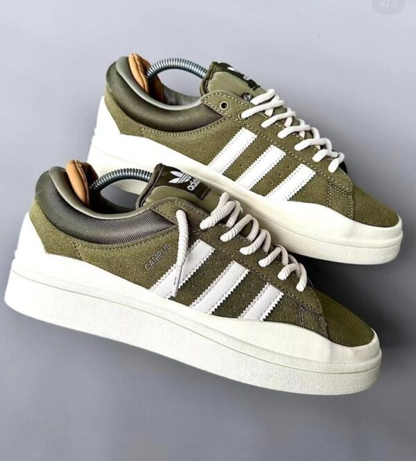 Adidas Campus 80s Olive Retro Style, Modern Comfort