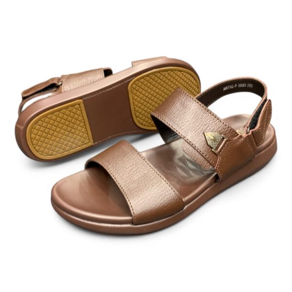  ARTIG-P Men's Leather Sandals - Comfortable Two-Strap Design