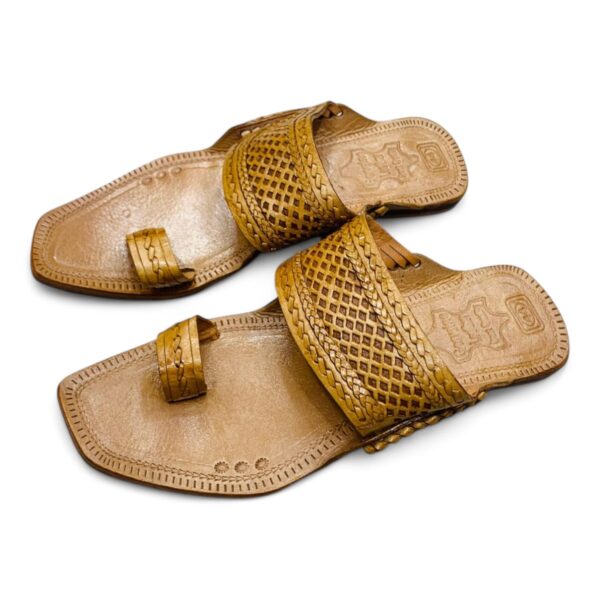  Authentic Handcrafted Kolhapuri Chappals - Traditional Footwear