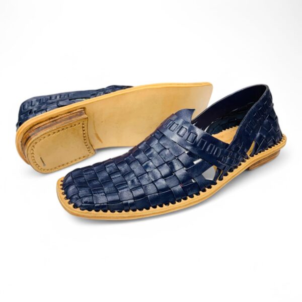 Authentic Mexican Leather Huaraches - Handwoven Comfort Slides