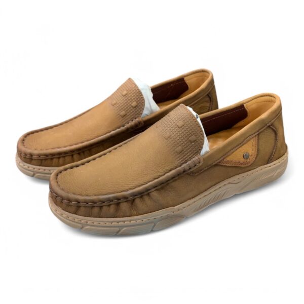 Men's Brown/chocolate Leather Casual Loafers - Comfortable Slip-Ons