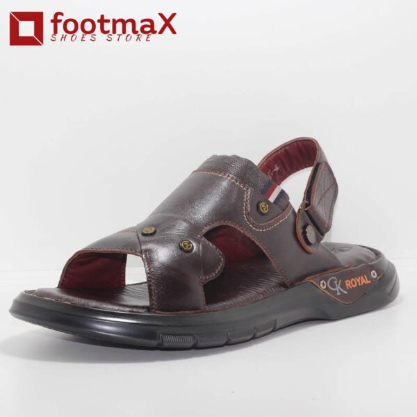 Comfortable leather sandals with belt sandals