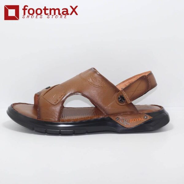 Men Dr sandals, comfortable layer leather sandals for men