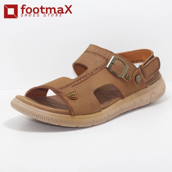 Genuine leather men belt sandals for men