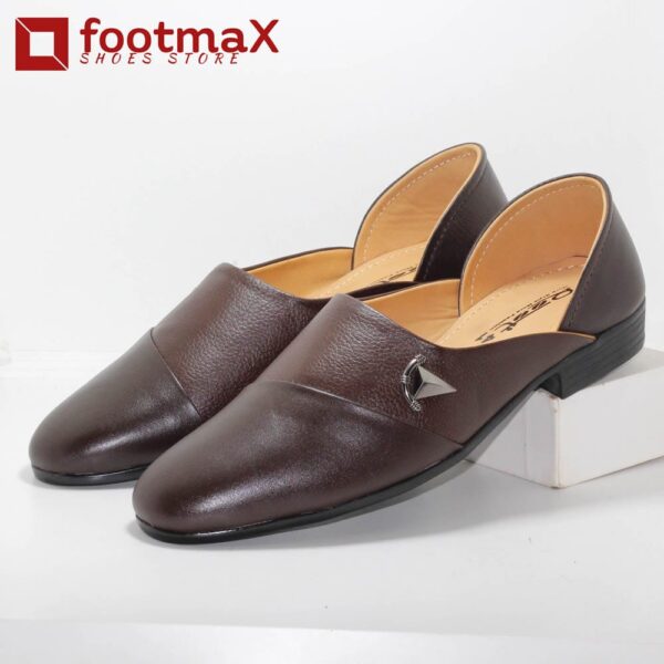 Cowhide Leather made men loafer shoes half style shoes  shop now